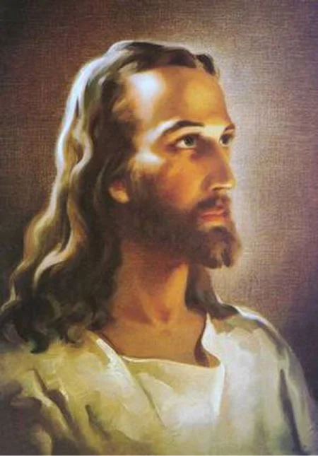 Cabeza de Cristo de Warner E. Sallman .