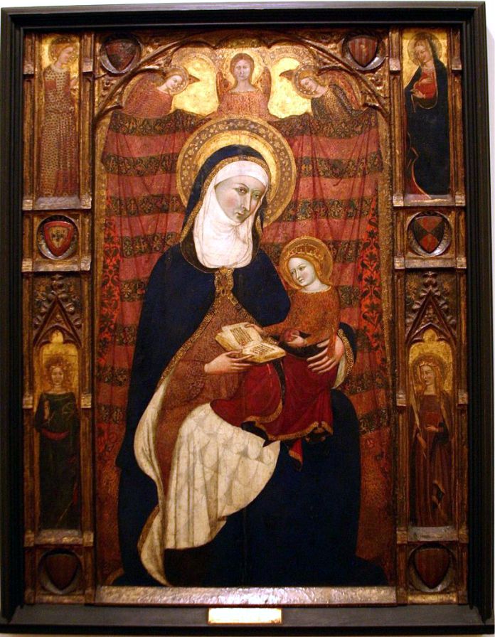 Santa Ana y la Virgen 